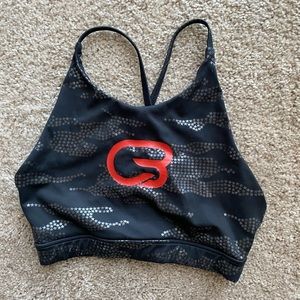 Cyclebar glyder high neck sports bra